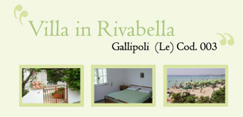 Villa in Rivabella