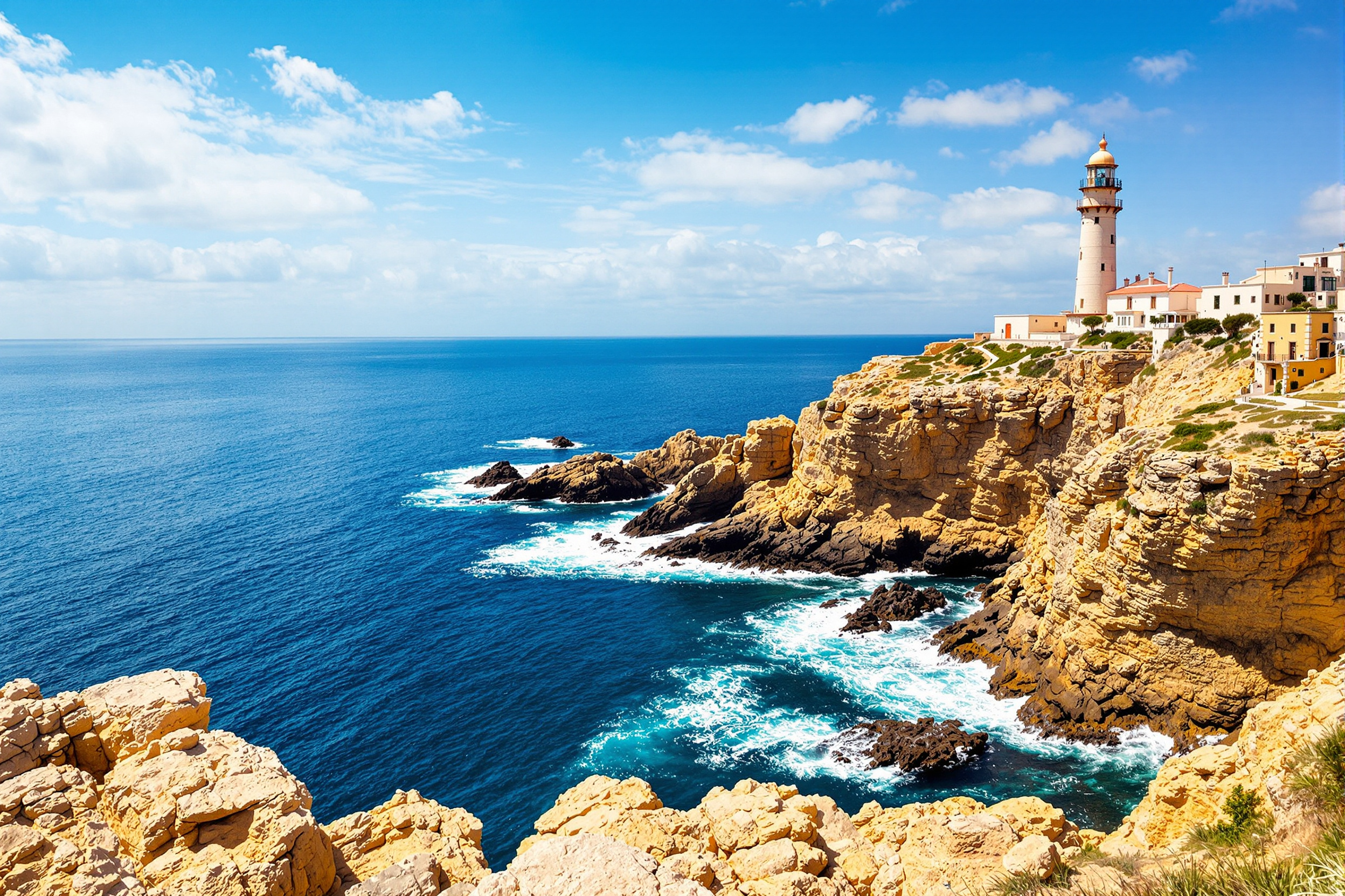 La costa di Santa Maria di Leuca dove si incontrano i due mari